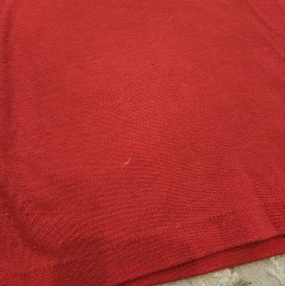 Vintage Y2k Just Friends Red Polo Shirt
